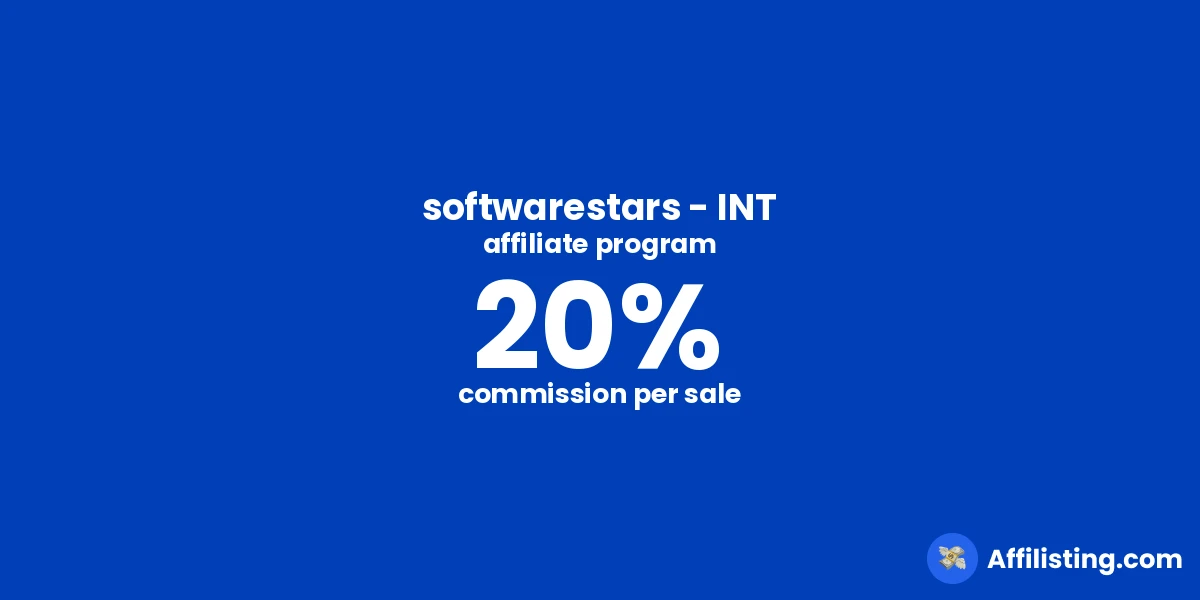 softwarestars - INT affiliate program