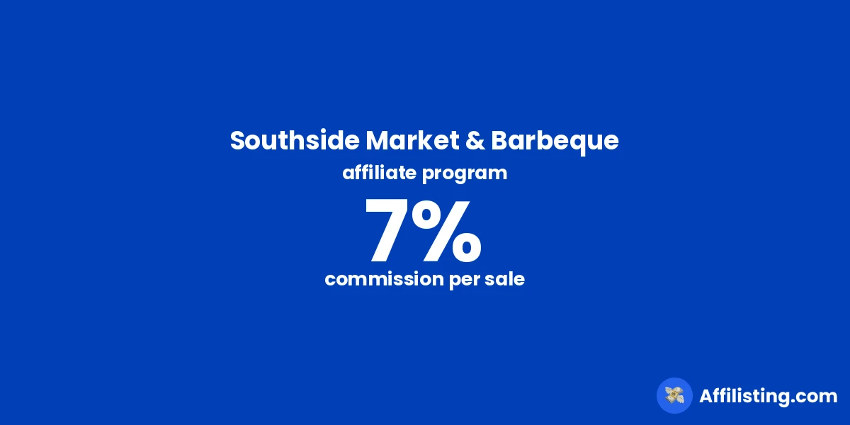 Southside Market & Barbeque affiliate program