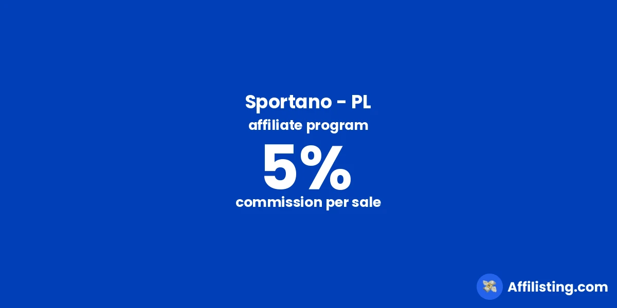 Sportano - PL affiliate program