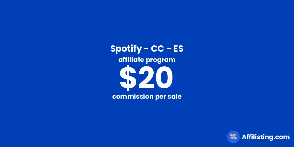Spotify - CC - ES affiliate program
