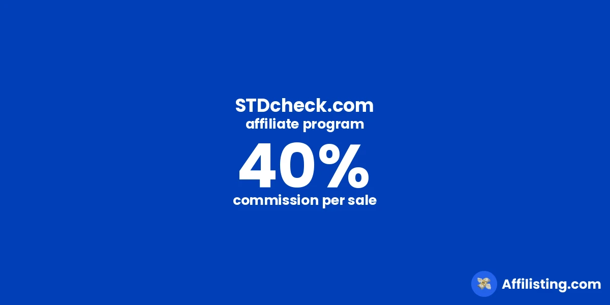 STDcheck.com affiliate program