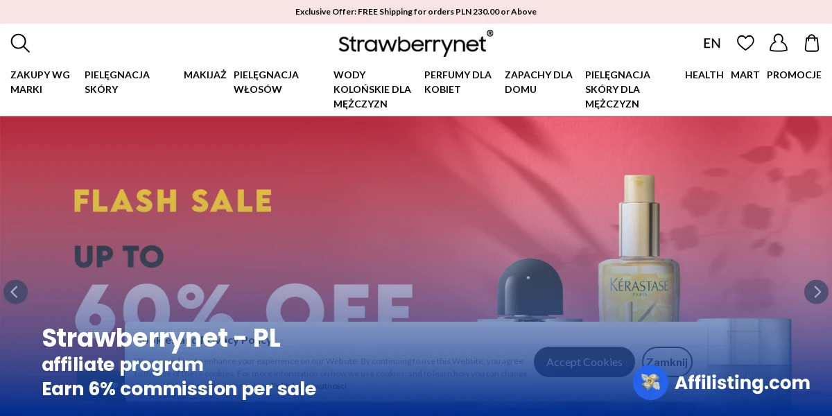 Strawberrynet - PL affiliate program