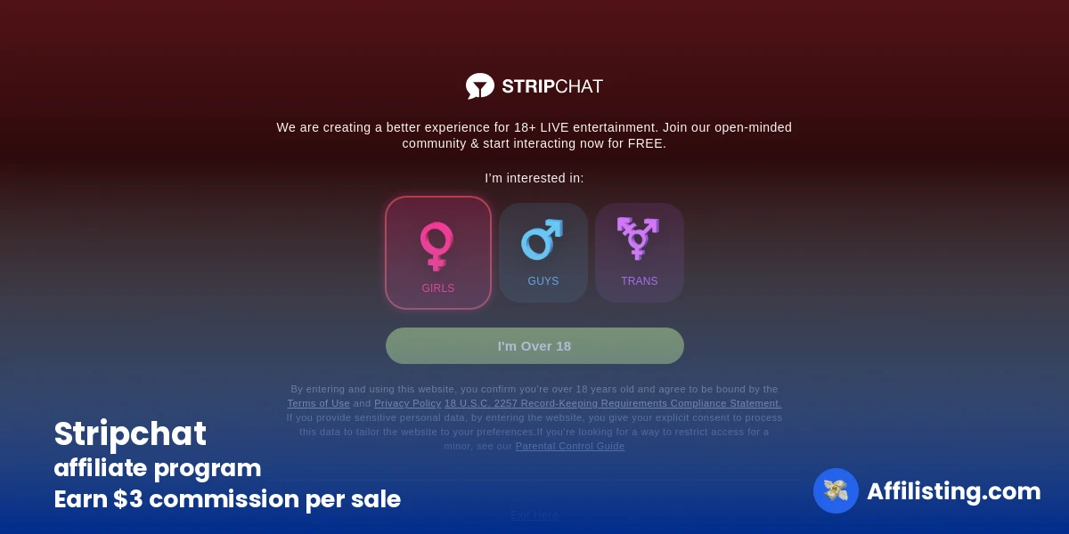 Stripchat affiliate program