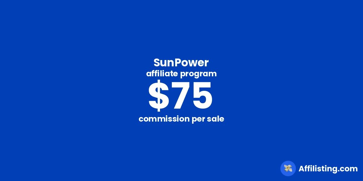SunPower affiliate program