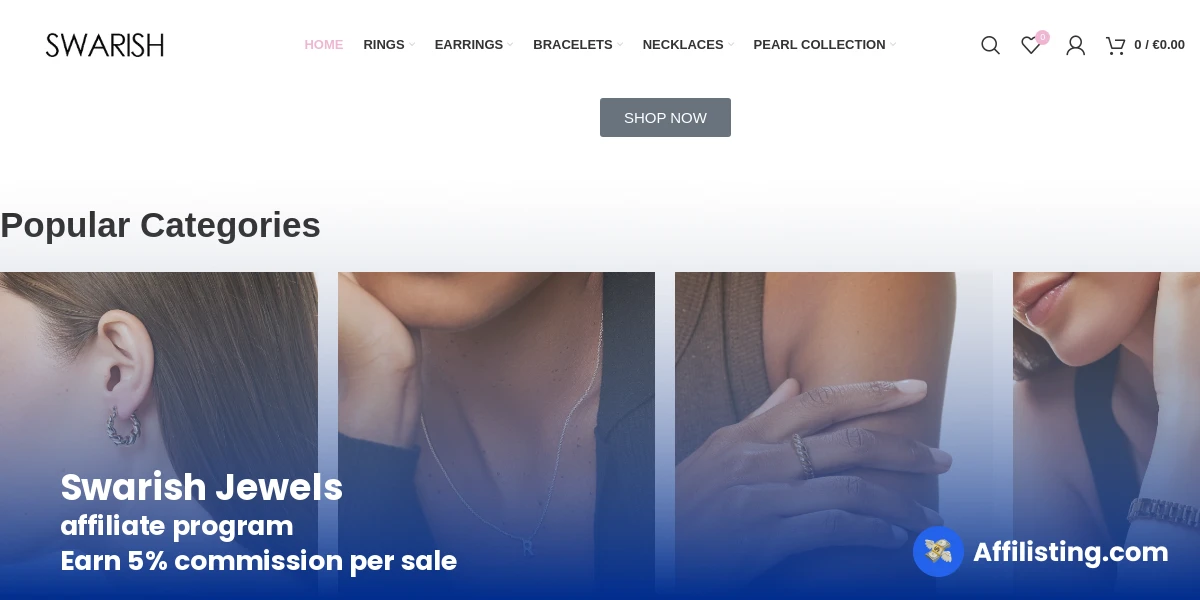 Swarish Jewels affiliate program