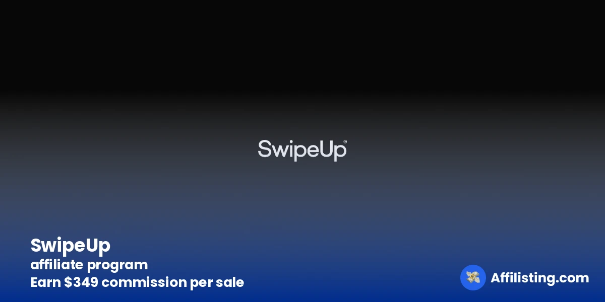 SwipeUp affiliate program