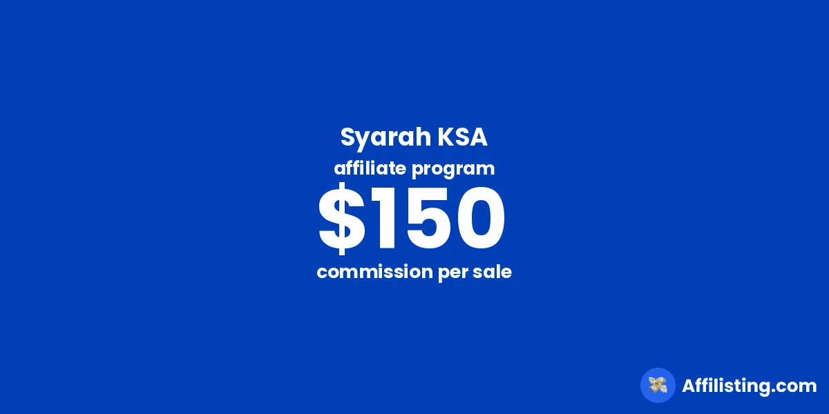 Syarah KSA affiliate program