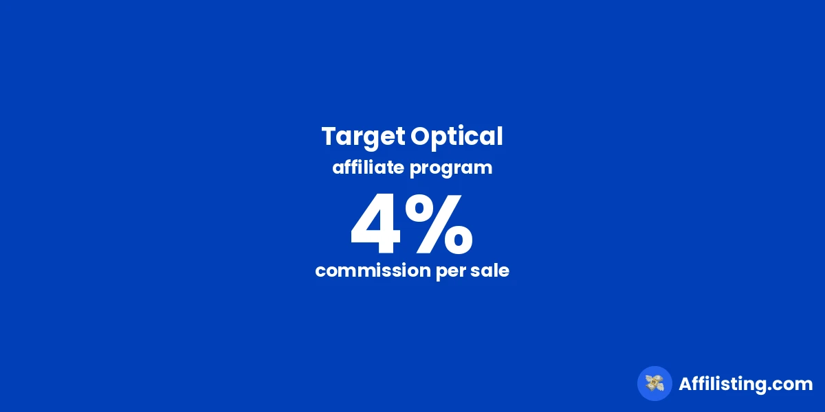 Target Optical affiliate program