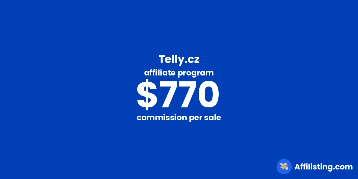 Telly.cz affiliate program