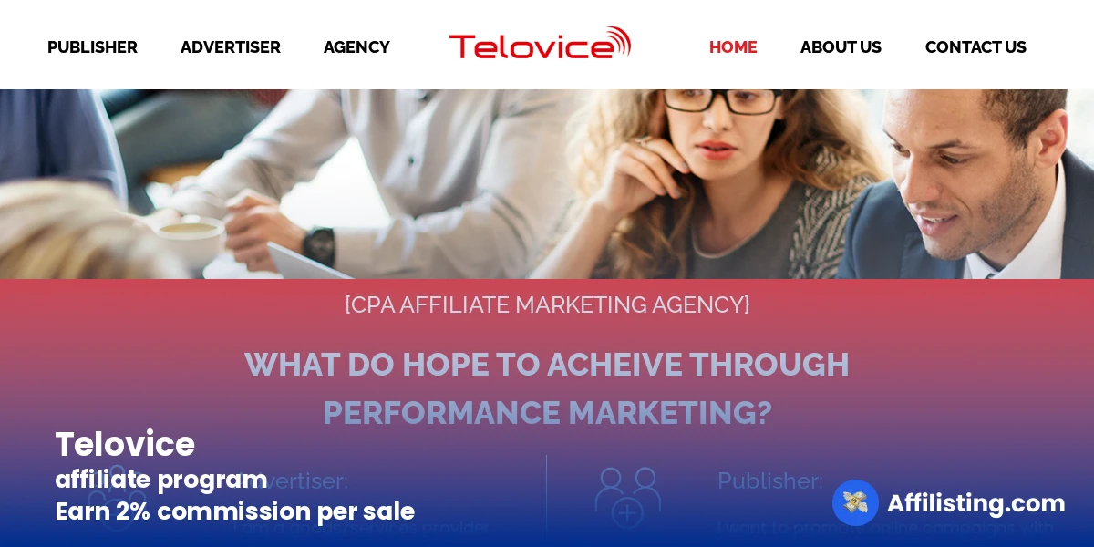 Telovice affiliate program