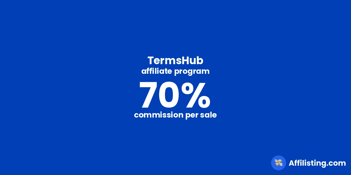 TermsHub affiliate program