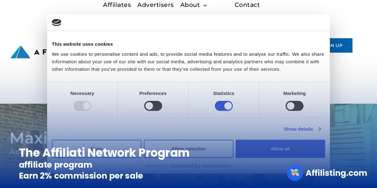 The Affiliati Network Program affiliate program