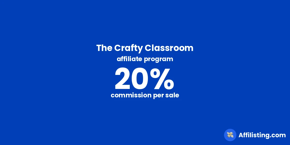 The Crafty Classroom affiliate program