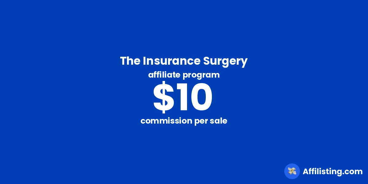 The Insurance Surgery affiliate program