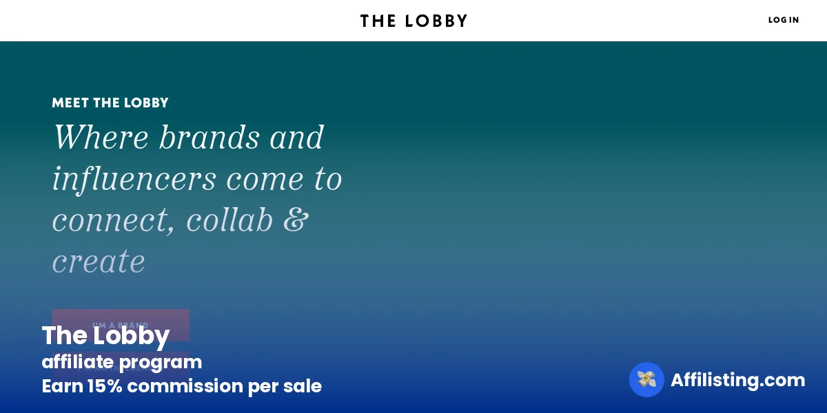 The Lobby affiliate program