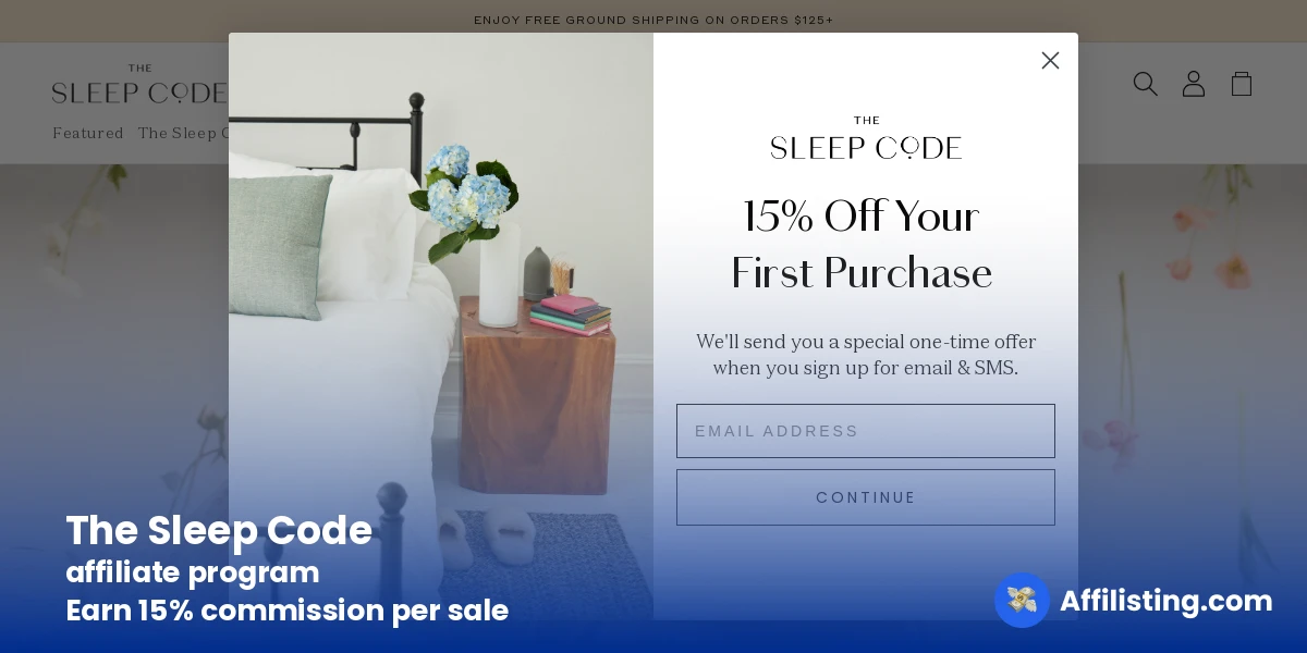 The Sleep Code affiliate program
