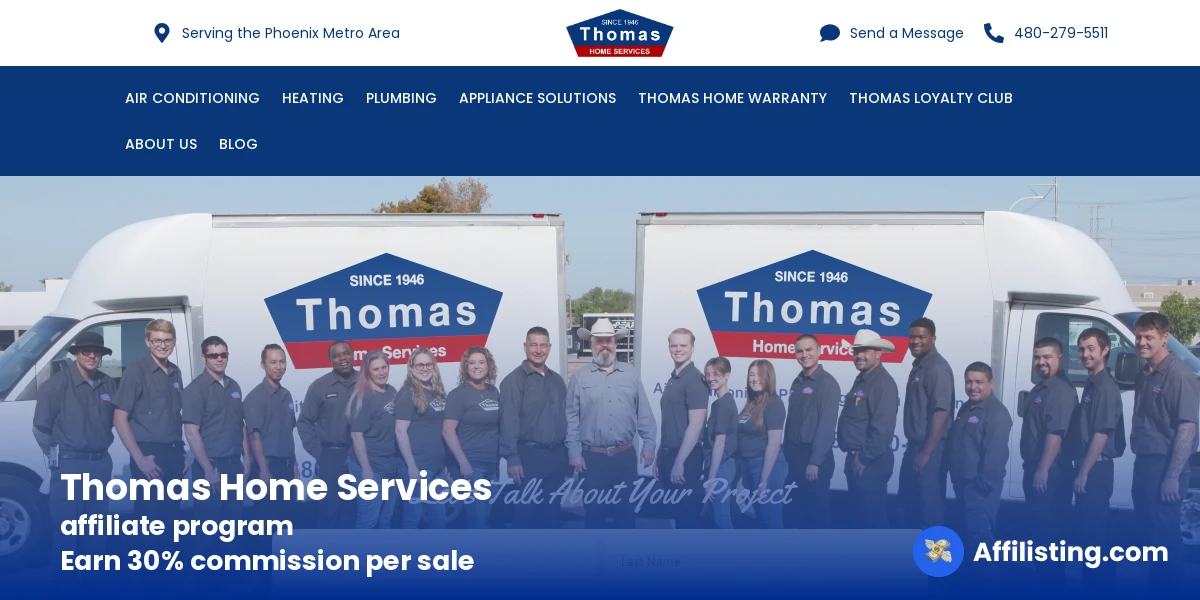 Thomas Home Services affiliate program