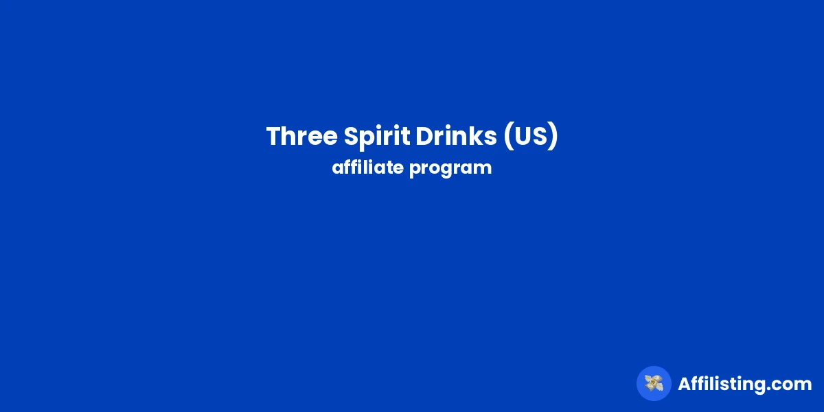 Three Spirit Drinks (US) affiliate program