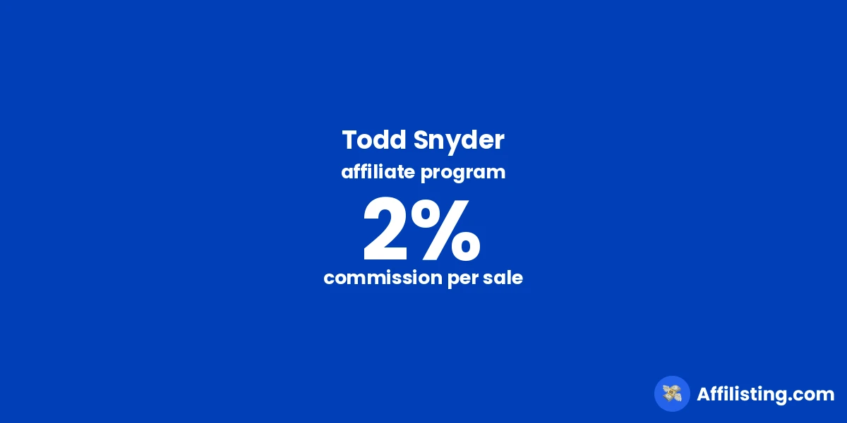 Todd Snyder affiliate program