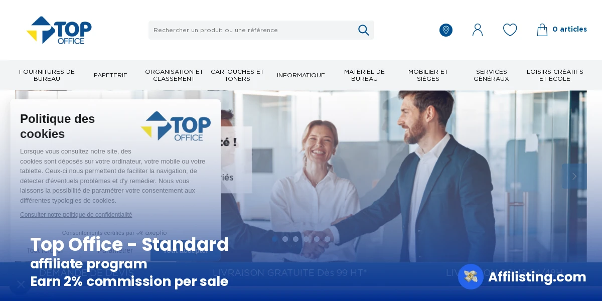 Top Office - Standard affiliate program