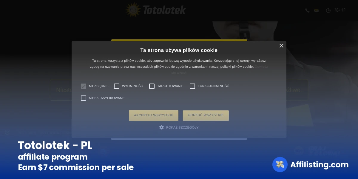Totolotek - PL affiliate program