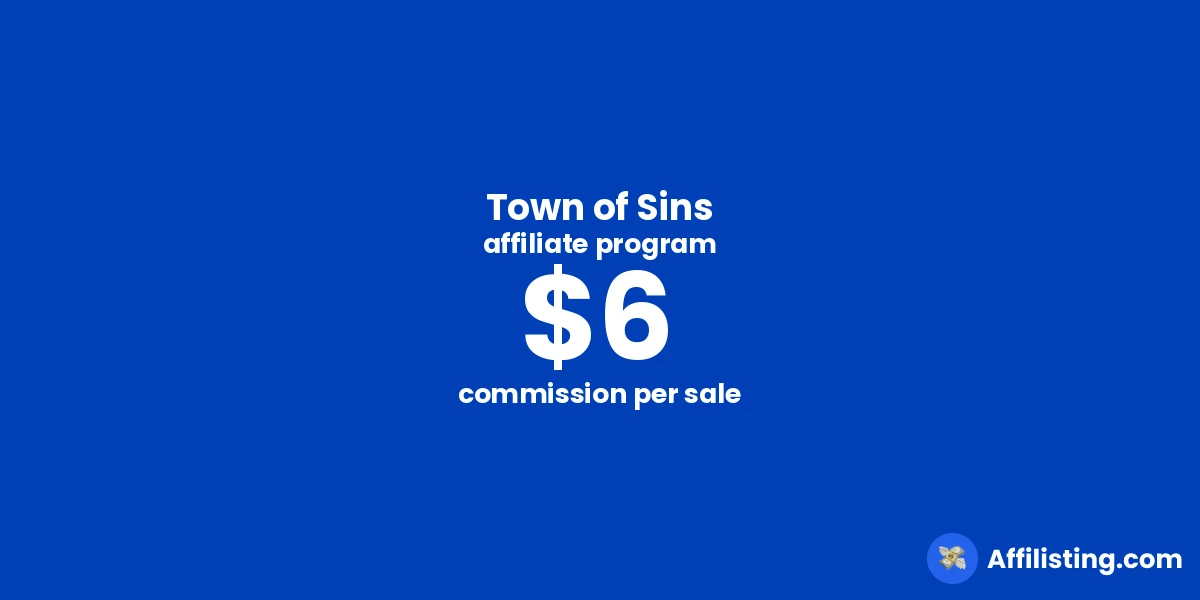 Town of Sins affiliate program