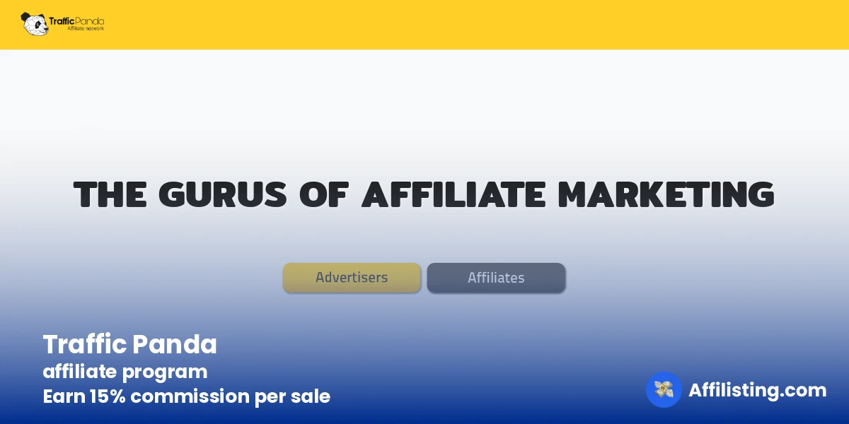 Traffic Panda affiliate program