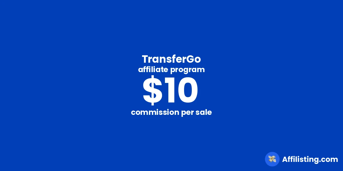 TransferGo affiliate program