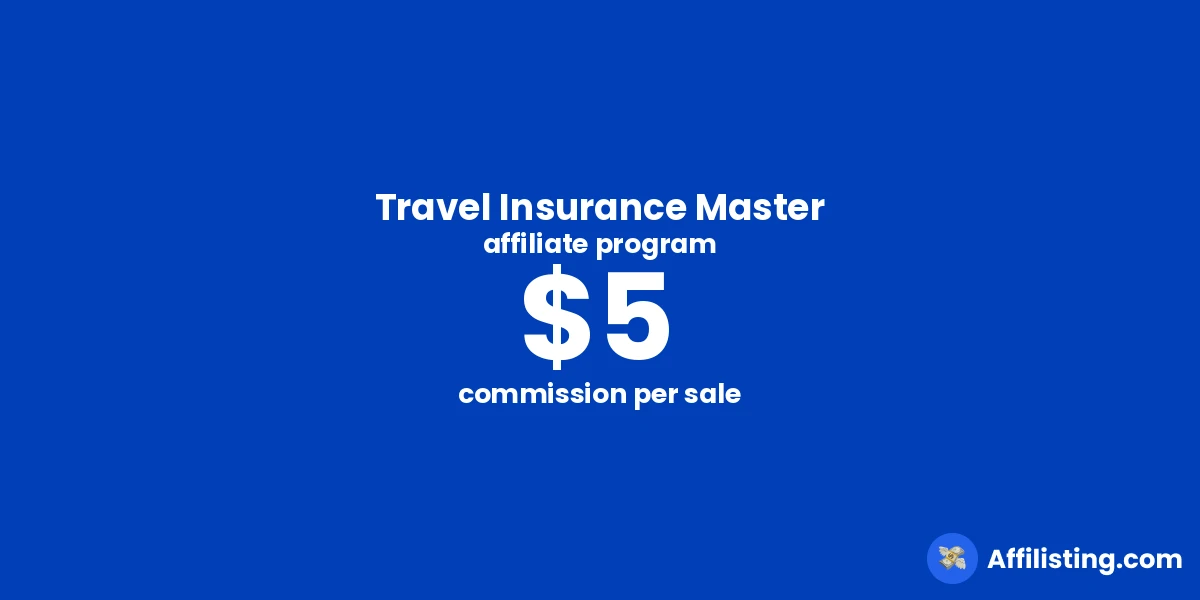 Travel Insurance Master affiliate program