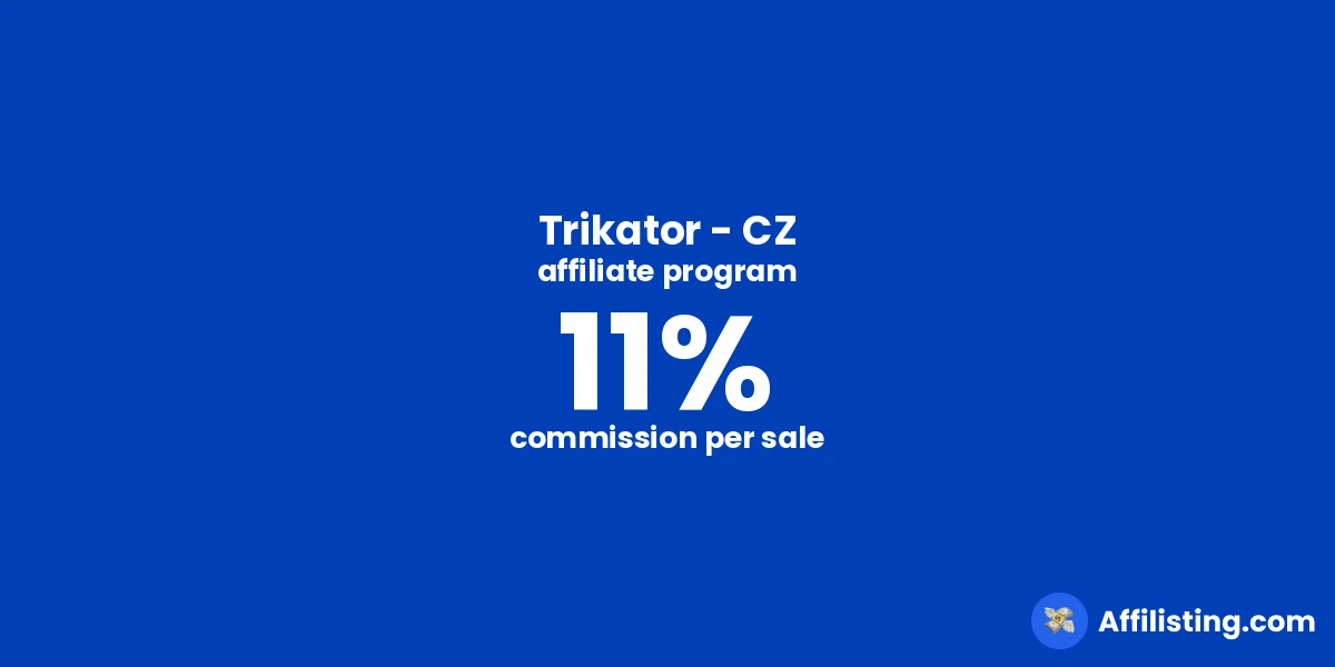 Trikator - CZ affiliate program
