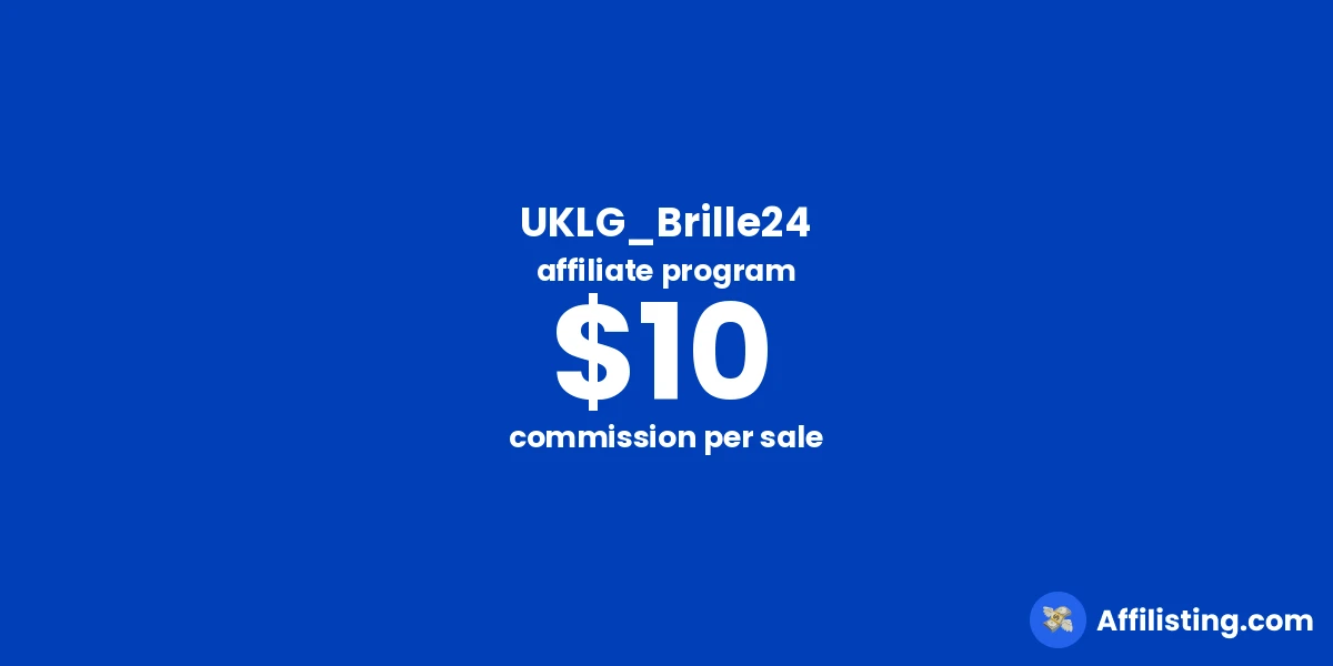 UKLG_Brille24 affiliate program