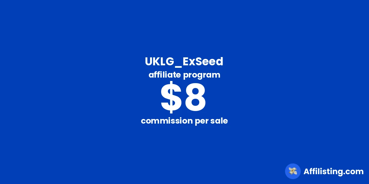 UKLG_ExSeed affiliate program