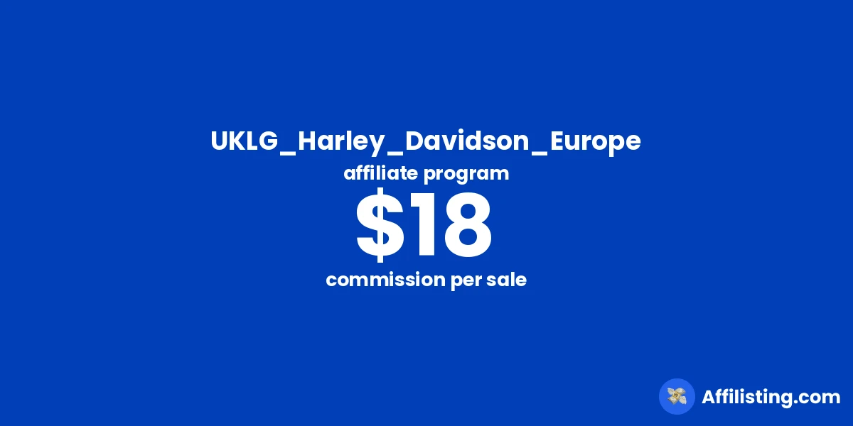 UKLG_Harley_Davidson_Europe affiliate program