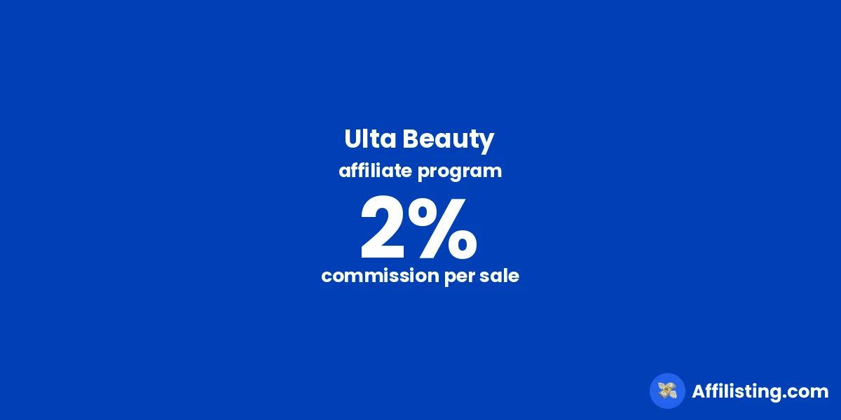 Ulta Beauty affiliate program