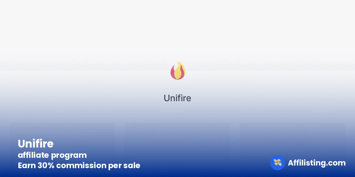 Unifire affiliate program