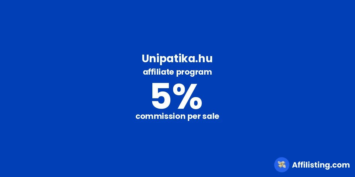 Unipatika.hu affiliate program