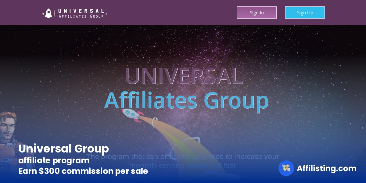 Universal Group affiliate program