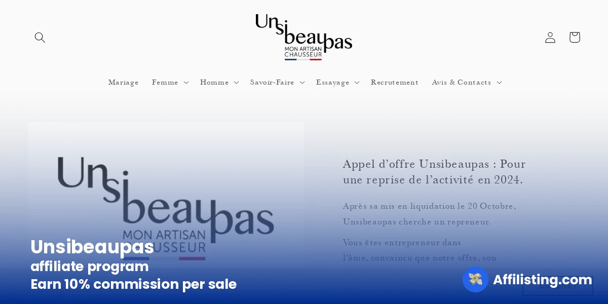 Unsibeaupas affiliate program