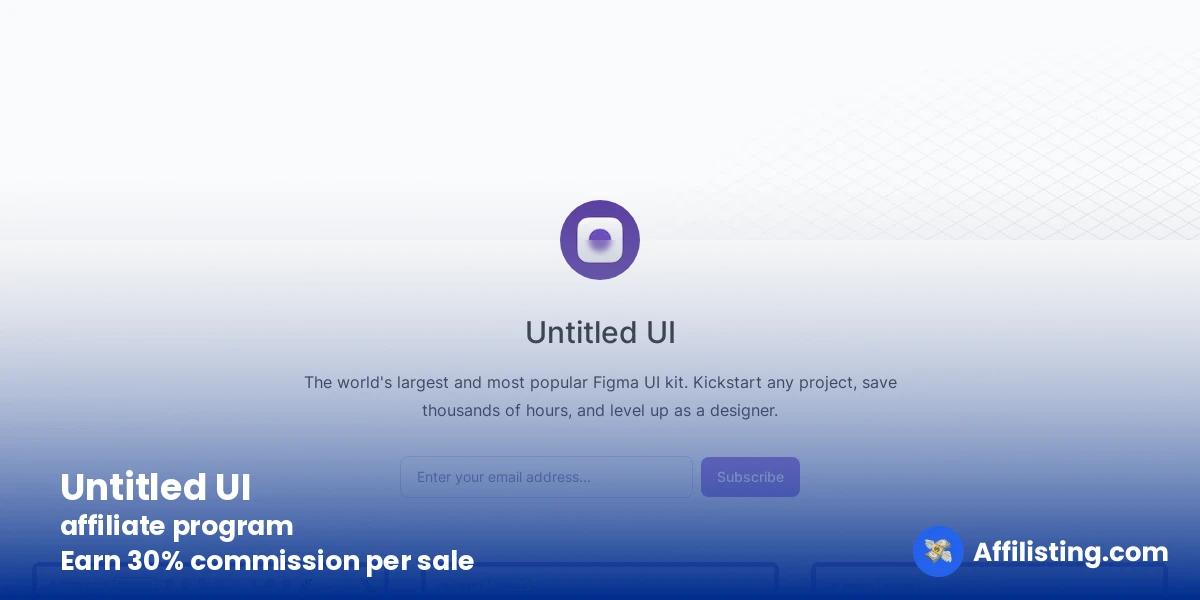 Untitled UI affiliate program