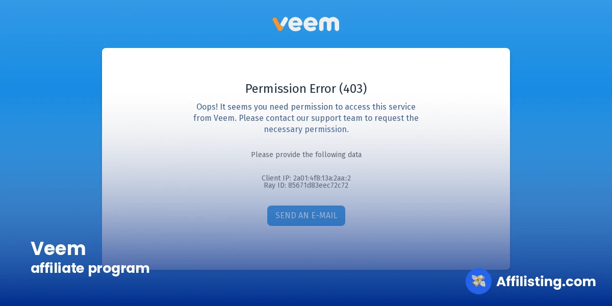 Veem affiliate program