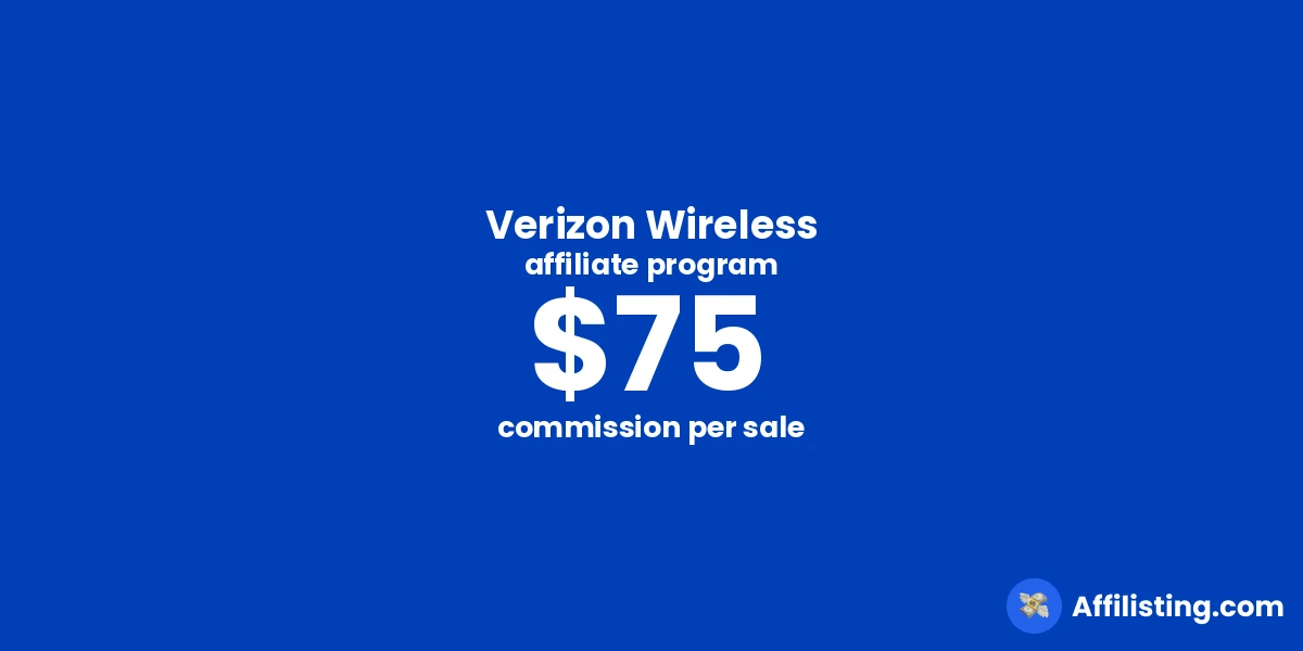 Verizon Wireless affiliate program