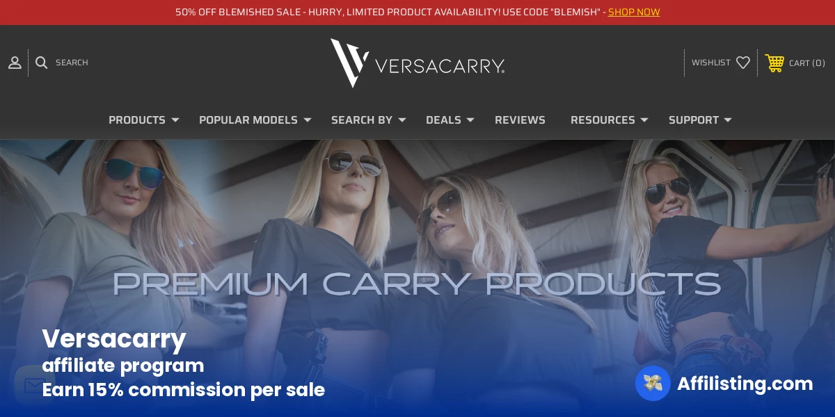 Versacarry affiliate program