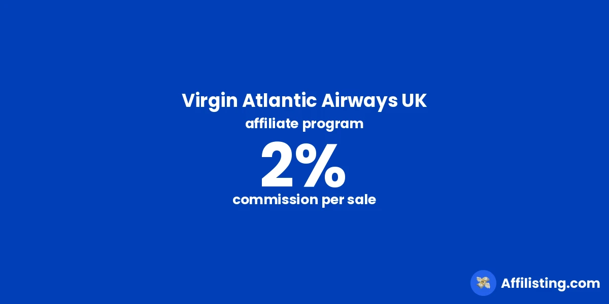 Virgin Atlantic Airways UK affiliate program