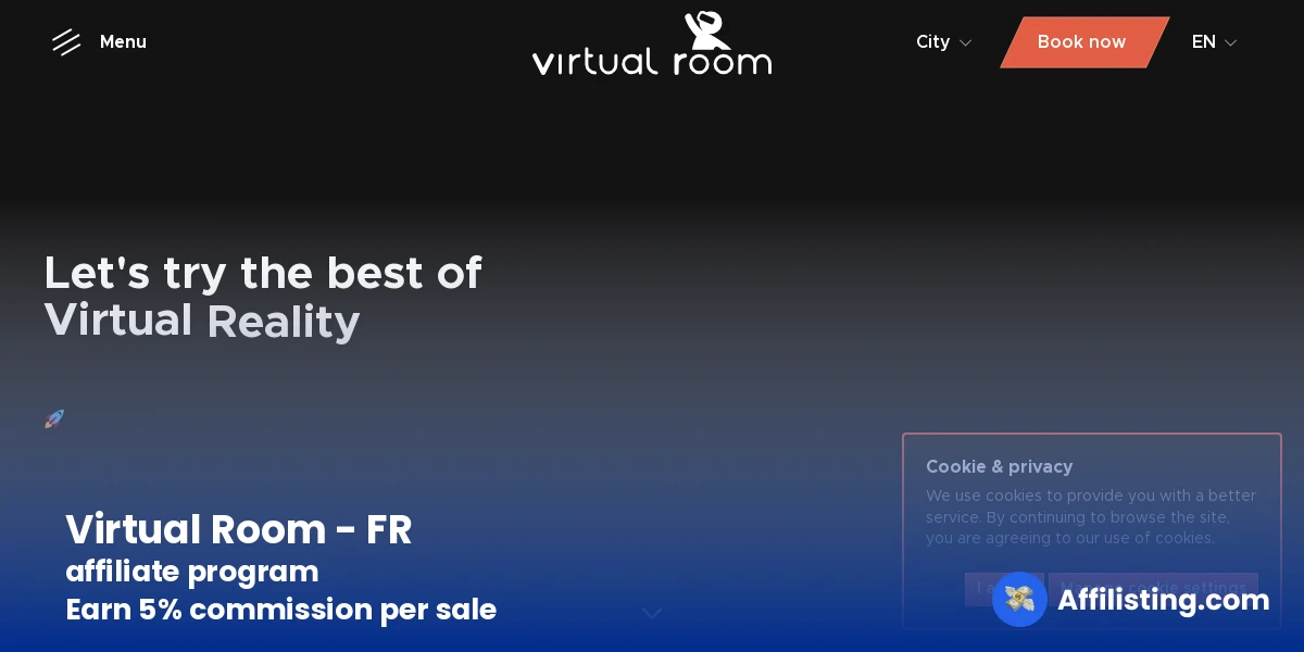 Virtual Room - FR affiliate program