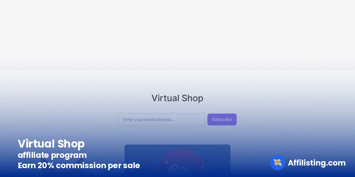 Virtual Shop affiliate program