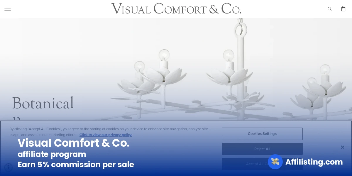 Visual Comfort & Co. affiliate program