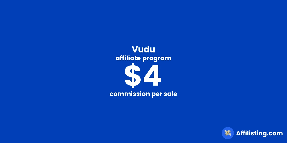 Vudu affiliate program