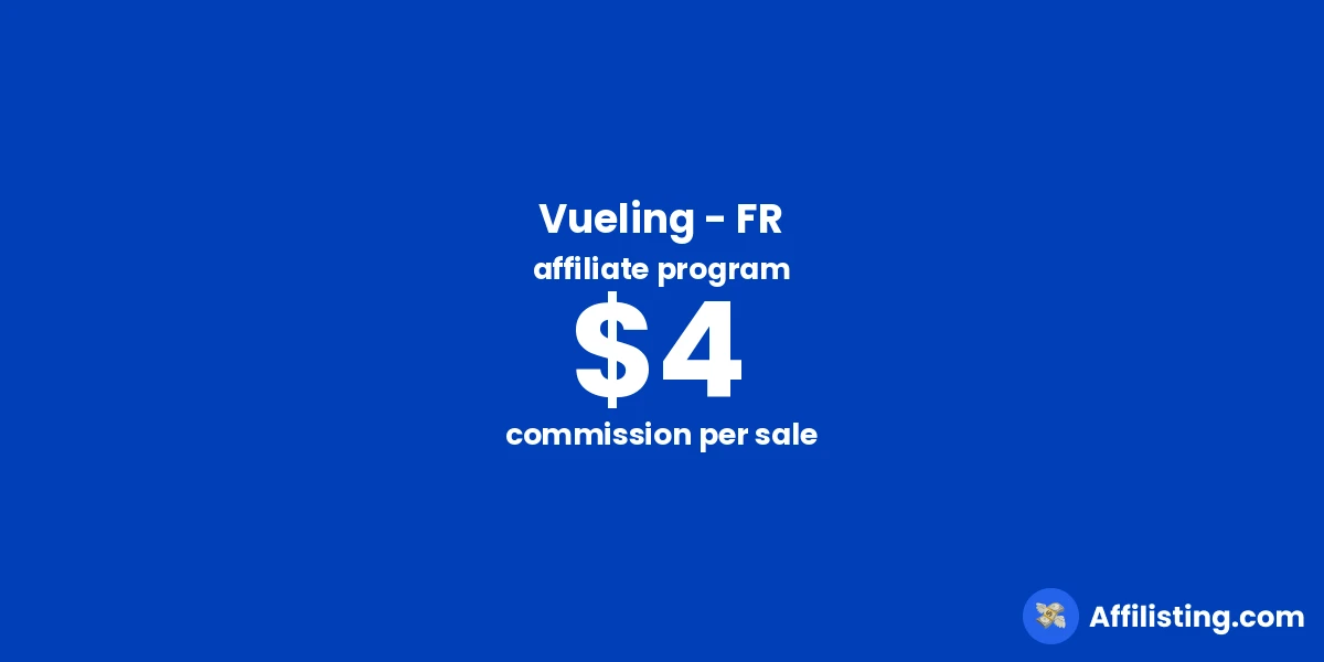 Vueling - FR affiliate program