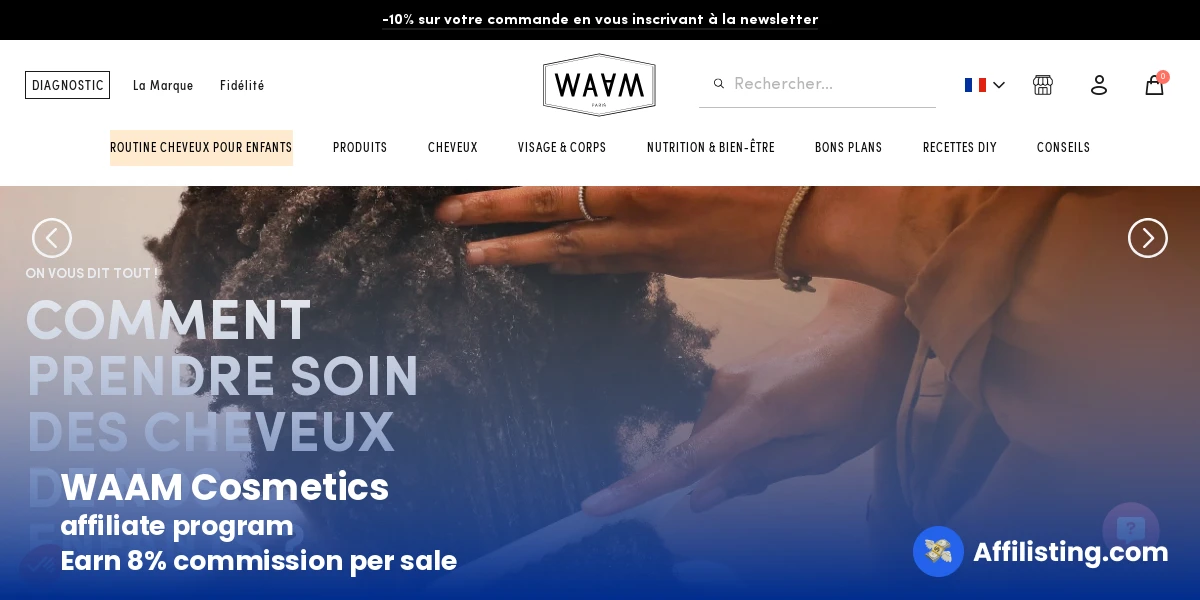 WAAM Cosmetics affiliate program
