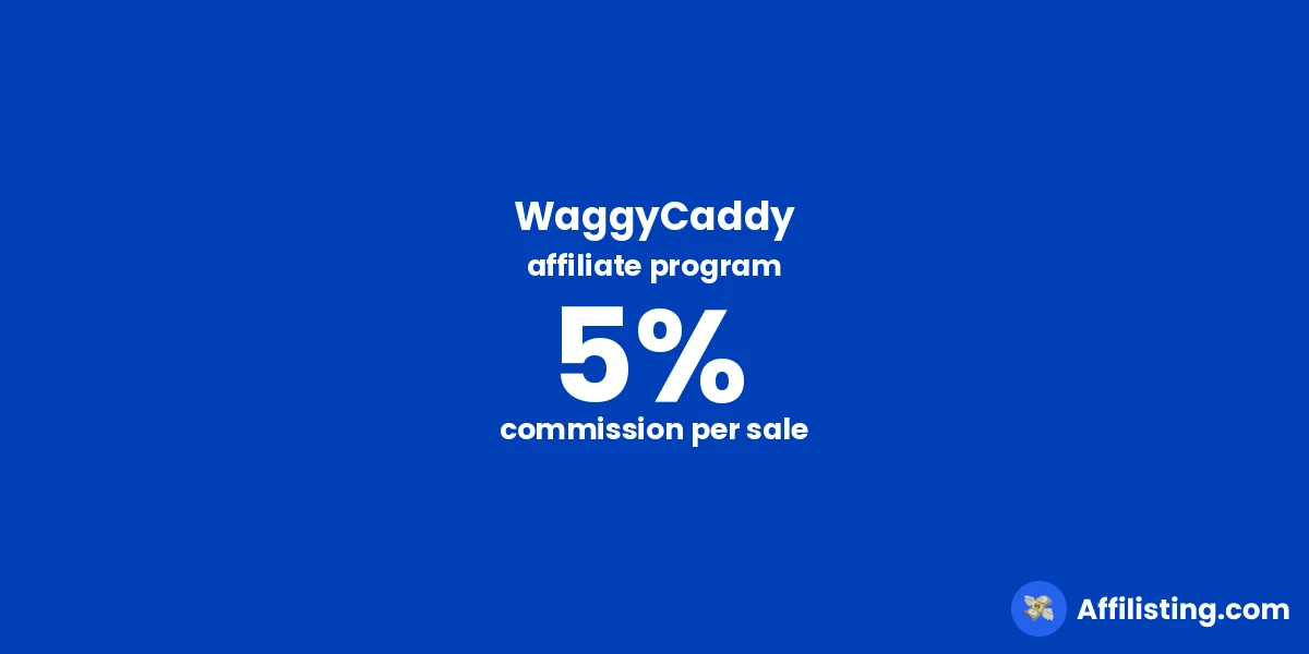WaggyCaddy affiliate program